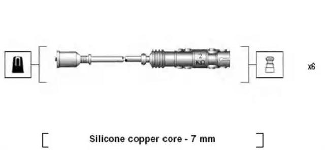 Провода зажигания 941455010942 MAGNETI MARELLI