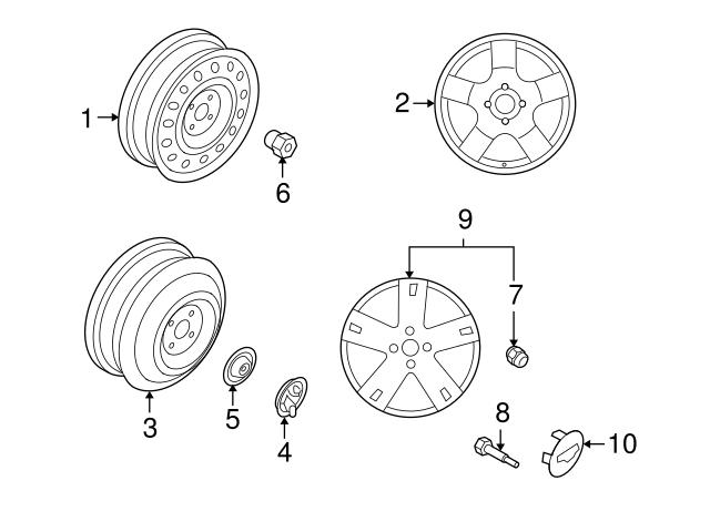 Гайка крепления колеса Шевроле Авео 2