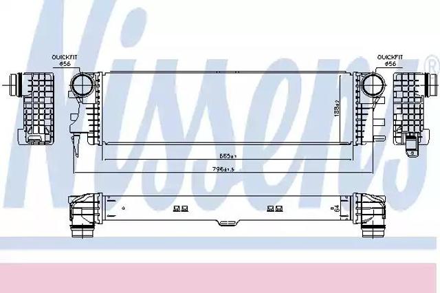 96017 NISSENS Интеркулер купить в Черкассы