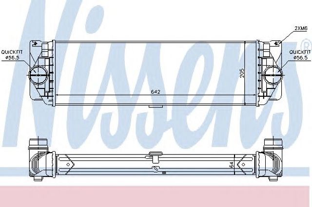 96526 NISSENS Интеркулер купить в Ужгород