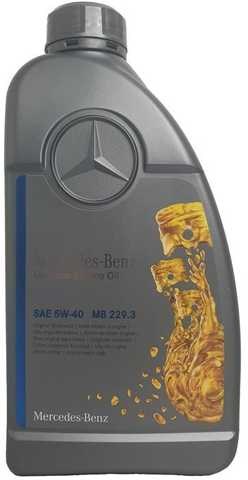 Auto масло моторное mb 229.3 engine oil 5w-40 1l A000989910211