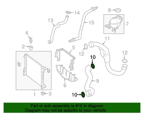MERCEDES A0269976745 Уплотнительное кольцо патрубка радиатора в наличии Кривой Рог