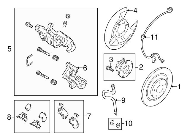 MAZDA B4Y02648ZC Колодки тормозные задние дисковые в наличии Павлоград