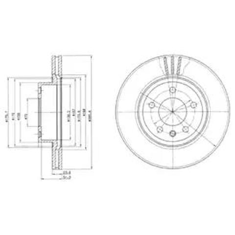 Ротор тормозной BG2908 DELPHI