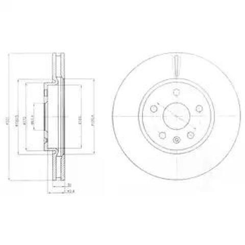 Ротор тормозной BG4189C DELPHI