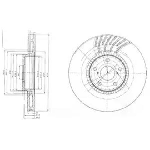 BG9012 DELPHI Диск тормозной передний купить в Ирпень