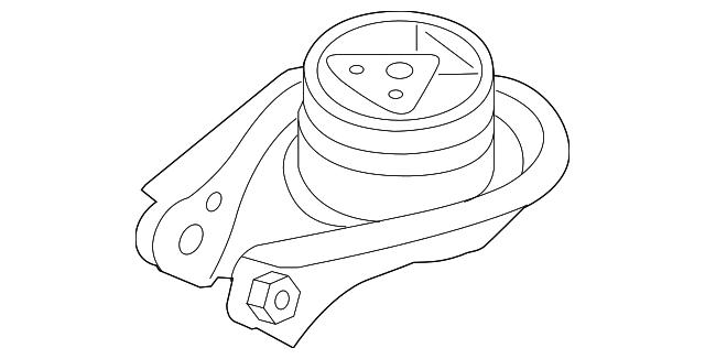 BP4S39040B MAZDA Подушка (опора) двигателя задняя купить в Николаев