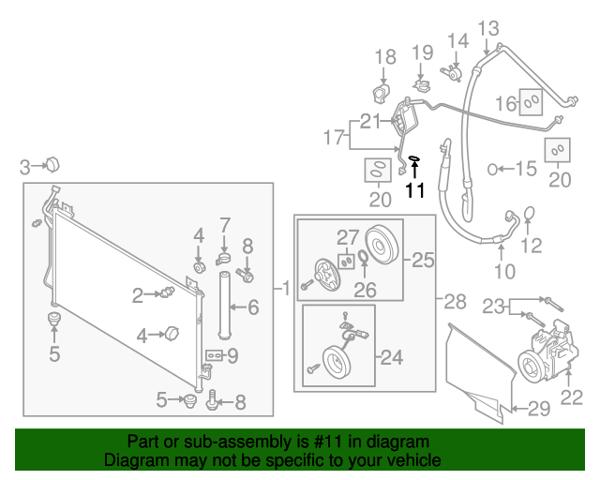 C00561J17 MAZDA Уплотнительное кольцо трубки кондиционера купить в Запорожье