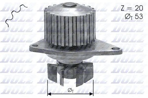DOLZ C110 Помпа водяная (насос) охлаждения в наличии Ровно
