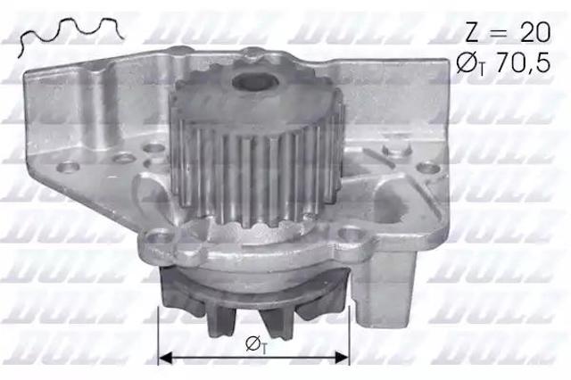 Помпа охлаждения C119 DOLZ