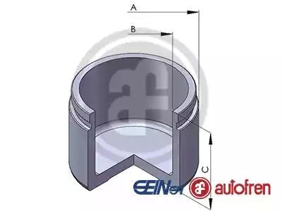 D02575 AUTOFREN Поршень суппорта тормозного заднего купить в Ровно