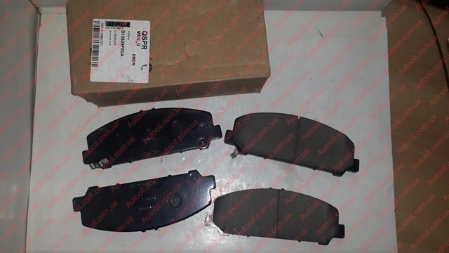 D10609FE0A Nissan колодки тормозные передние дисковые