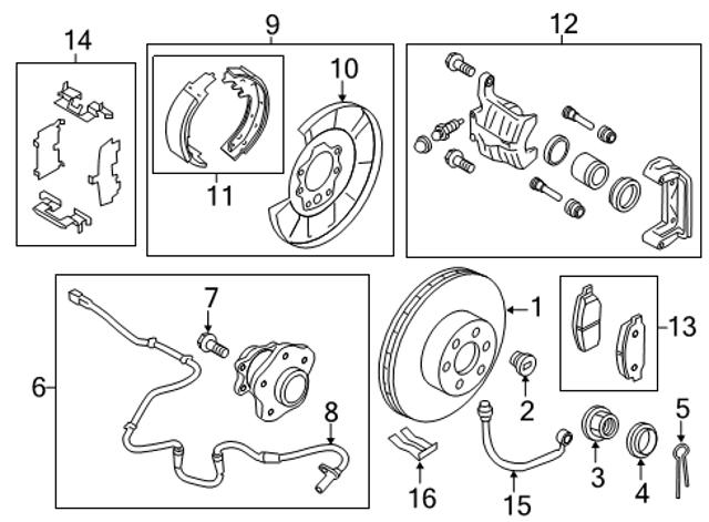 Колодки на тормоз задний дисковый D40601LB0B NISSAN