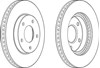 Передний тормозной диск DDF1599 FERODO