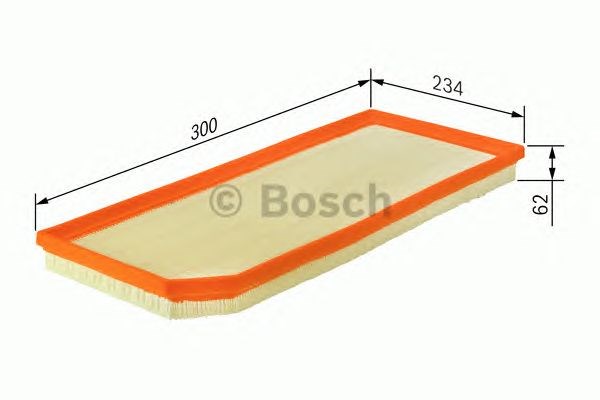 F026400119 BOSCH Фильтр воздушный купить в Николаев