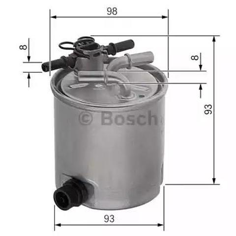Фильтр топливный F026402072 BOSCH