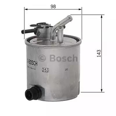 Autooil bosch фільтр палива nissan navara 2.5 dci 05- F026402849