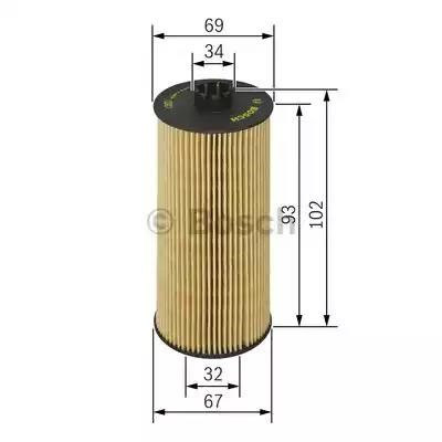 F026407010 BOSCH Фильтр масляный купить в Ирпень