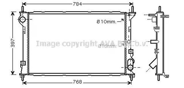 Радиатор FDA2411 AVA