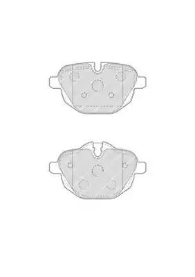 FDB4376 Колодки тормозные задние дисковые купить Кривой Рог
