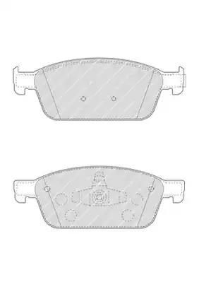 FDB4416 Передние тормозные колодки купить Кривой Рог