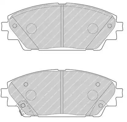 FERODO FDB4446 Колодки тормозные передние дисковые в наличии Житомир