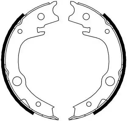 Колодки ручника FSB4014 FERODO