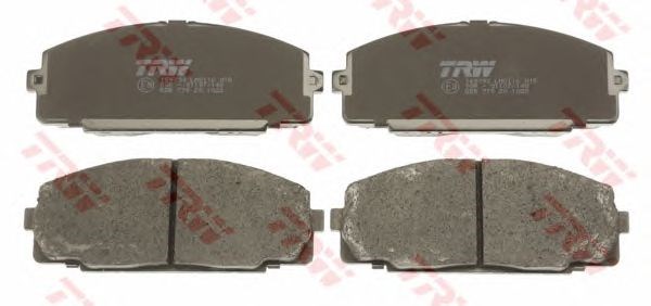 Колодки тормозные передние дисковые GDB770 TRW