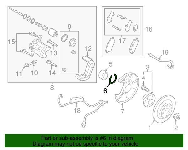 GE4T33048 MAZDA Кольцо стопорное подшипника передней ступицы купить в Павлоград