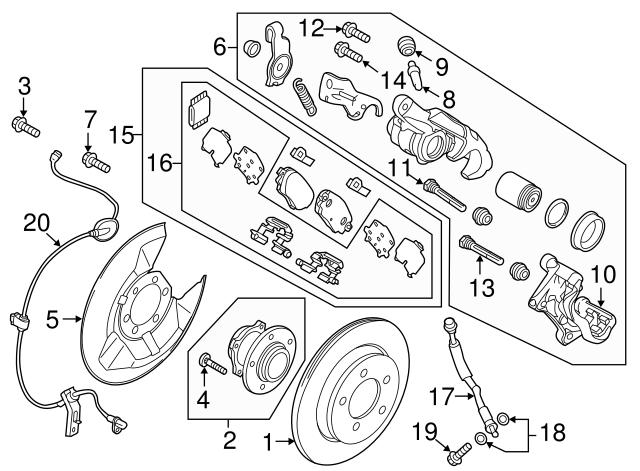 Задние дисковые колодки GHY92648ZD MAZDA