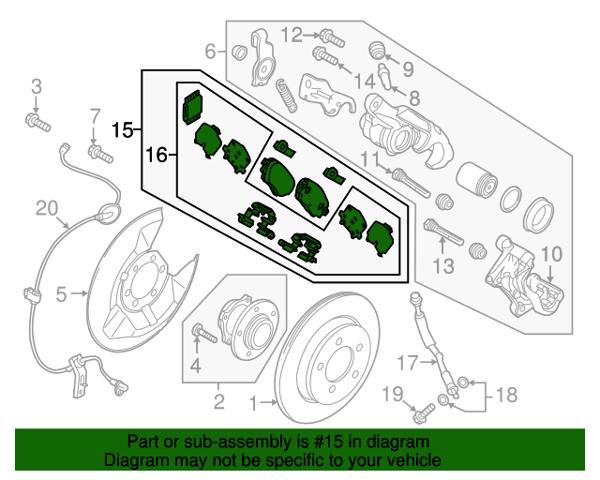 GHY92648ZD MAZDA Задние тормозные колодки купить в Чернигов