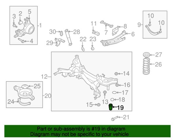 Тарелка пружины задней GJ6A281A0A MAZDA