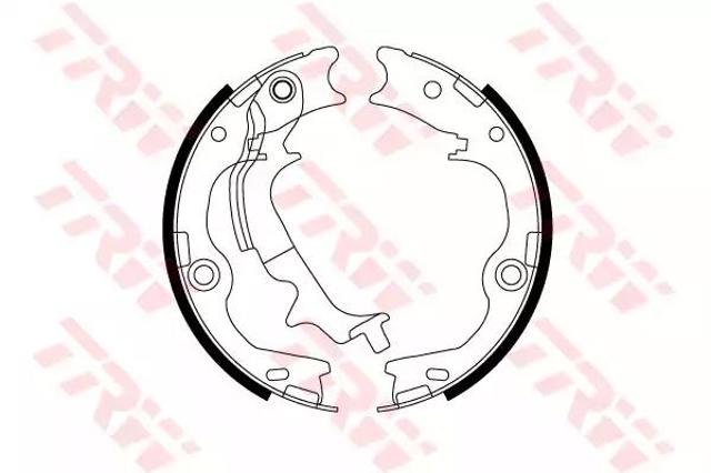Тормозные колодки ручника GS8817 TRW