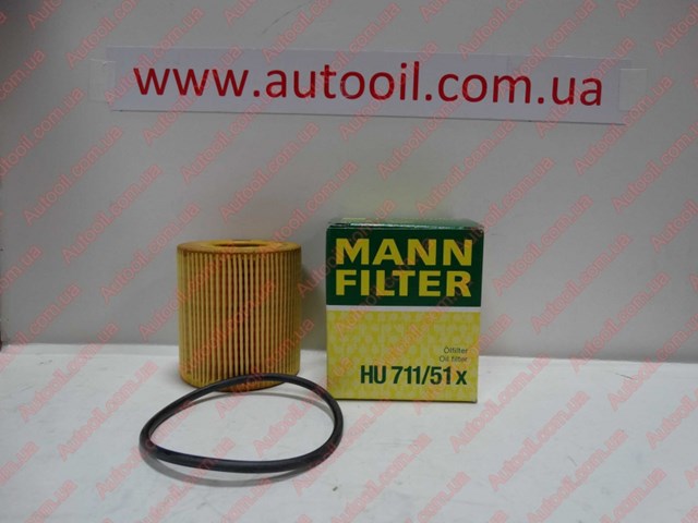 Цена при покупке на авто.про сейчас фильтр масла mann-filter HU71151X