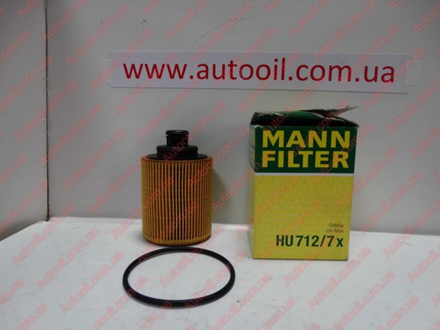 Фильтр масляный ДВС HU7127X MANN