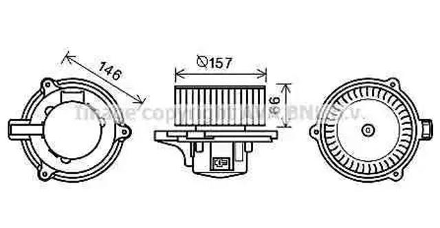 Моторчик печки KA8250 AVA