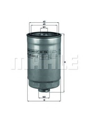 MAHLE KC226 Фильтр топливный в наличии Днепр