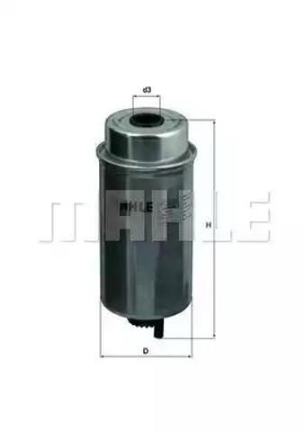Фильтр тонкой очистки топлива KC227 MAHLE
