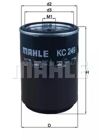 KC249D MAHLE Топливный фильтр купить в Запорожье