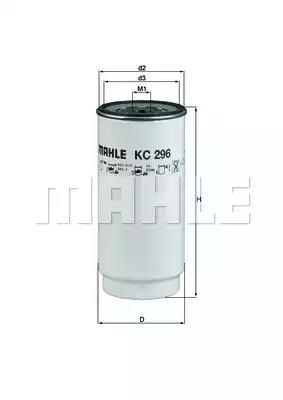 Фильтр топливный KC296D MAHLE