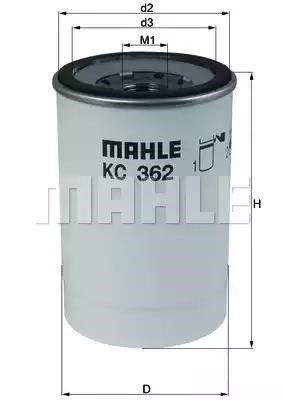 Фильтр топлива KC362D MAHLE