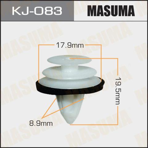 Левый кронштейн переднего бампера KJ083 MASUMA