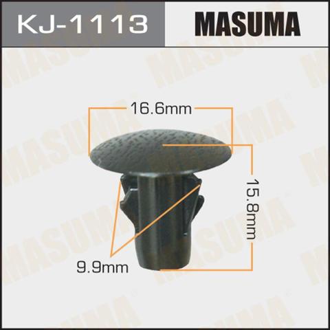 Пистон (клип) крепления подкрылка переднего крыла KJ1113 MASUMA