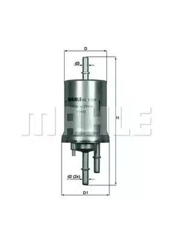 KL1563 MAHLE Топливный фильтр купить в Черновцы