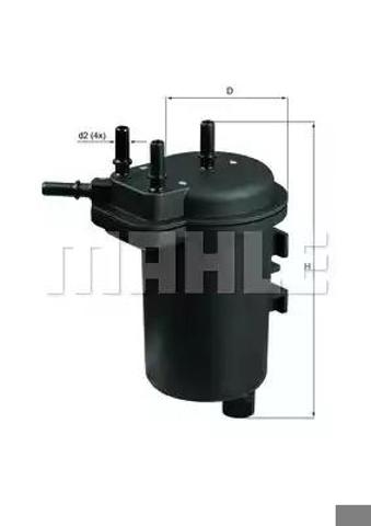 KL432 MAHLE Топливный фильтр купить в Николаев