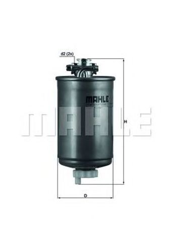 Топливный фильтр KL75 MAHLE