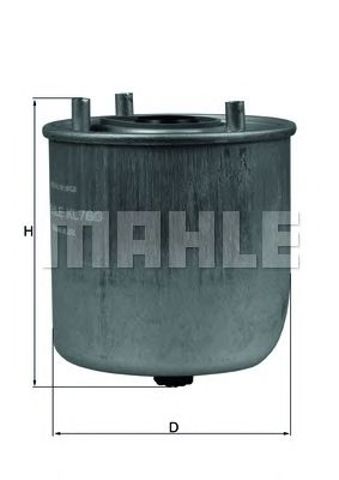 KL780 MAHLE Топливный фильтр купить в Украина