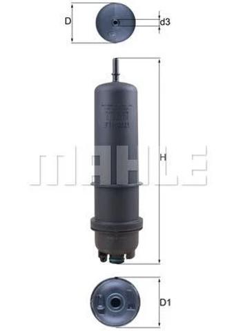 MAHLE KL8727 Топливный фильтр в наличии Житомир