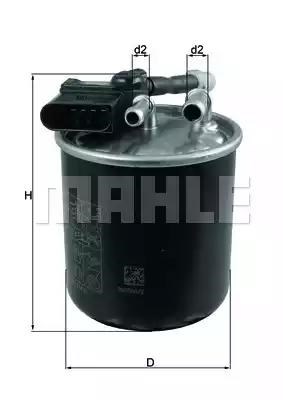 Топливный фильтр KL913 MAHLE