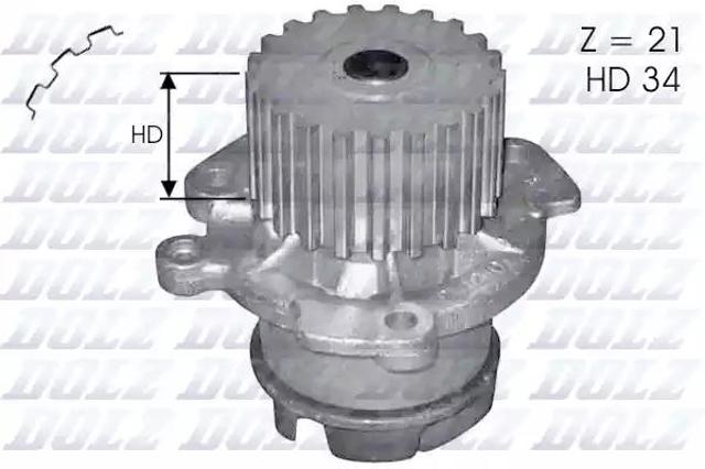 Помпа охлаждения L124 DOLZ